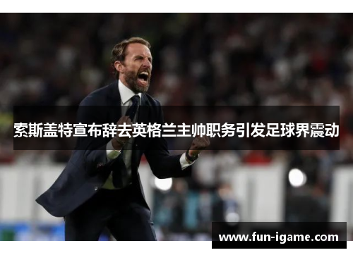 索斯盖特宣布辞去英格兰主帅职务引发足球界震动